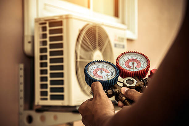 Professional Heat Pump Repair technician working in Westphalia, MD